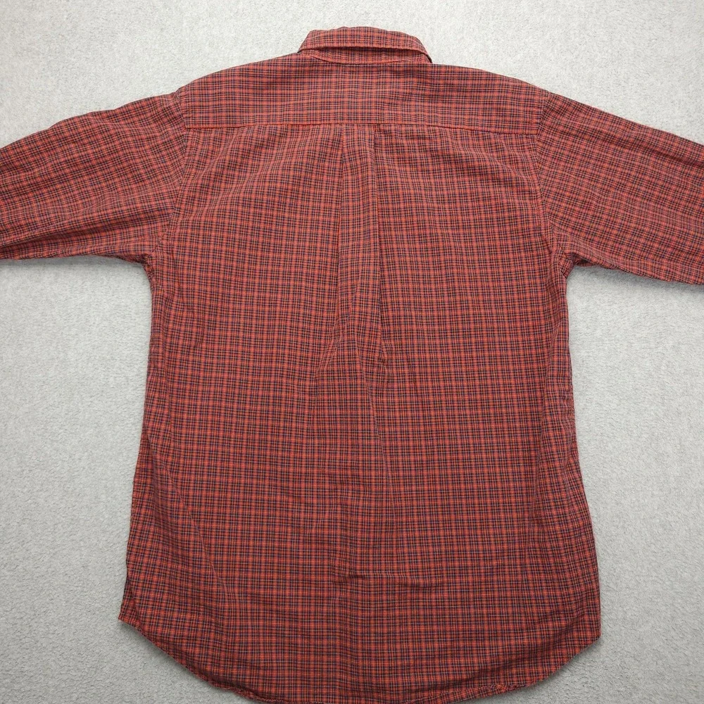 Ralph Lauren Shirt Boys XL 18-20 Red Plaid Long‎ Sleeve Button Down Pony Logo